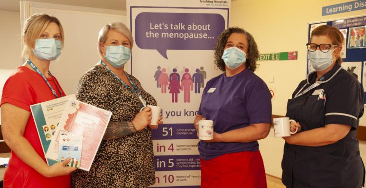  Health and Wellbeing Team promoting Menopause Awareness