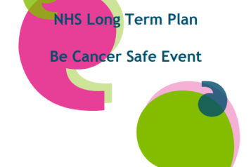 Front cover of report with infographics